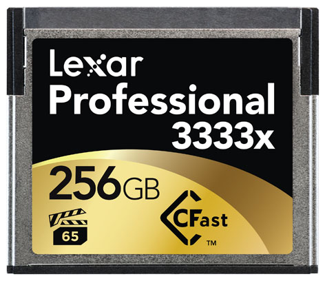 Lexar Professional 3333x CFast 2.0, card ad alta velocità